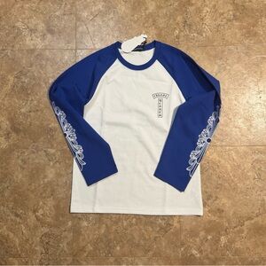 Chrome Hearts Blue and White long sleeve size